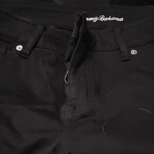 Tommy Bahama Classic Black Knee High Shorts